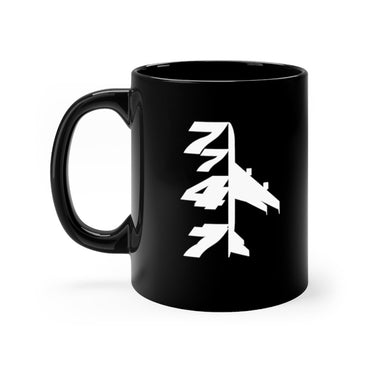 BOEING 747 DESIGNED MUG Printify